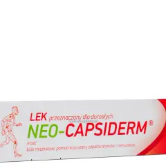 Maść Neo-Capsiderm na bóle mięśniowe i stany zapalne stawów. Sprawdź neoparin cena.
