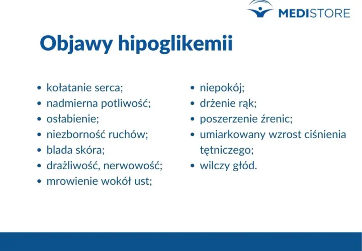 Objawy hipoglikemii: kołatanie serca, potliwość, osłabienie, drżenie rąk, wilczy głód. Co to jest hipoglikemia? To niski poziom cukru we krwi.