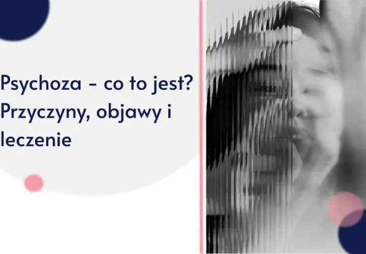Psychoza – co to jest? Przyczyny, objawy i leczenie. Zniekształcony obraz twarzy symbolizuje trudności w postrzeganiu rzeczywistości.