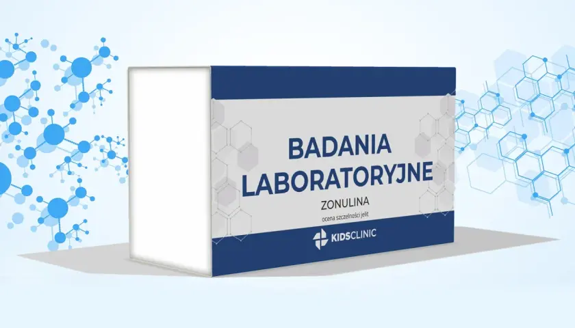 Badania laboratoryjne oceniające szczelność jelit, w tym poziom zonuliny w kale.