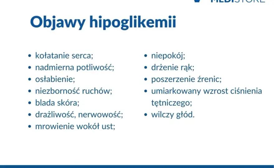 Hipoglikemia - objawy, pierwsza pomoc i jak zapobiegać nawrotom