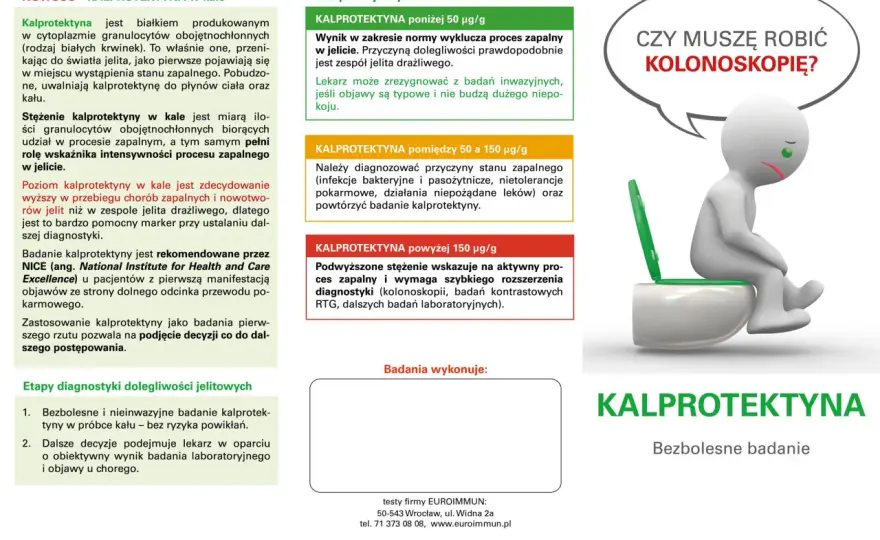Kalprotektyna w kale - Jak czytać wynik i co dalej?