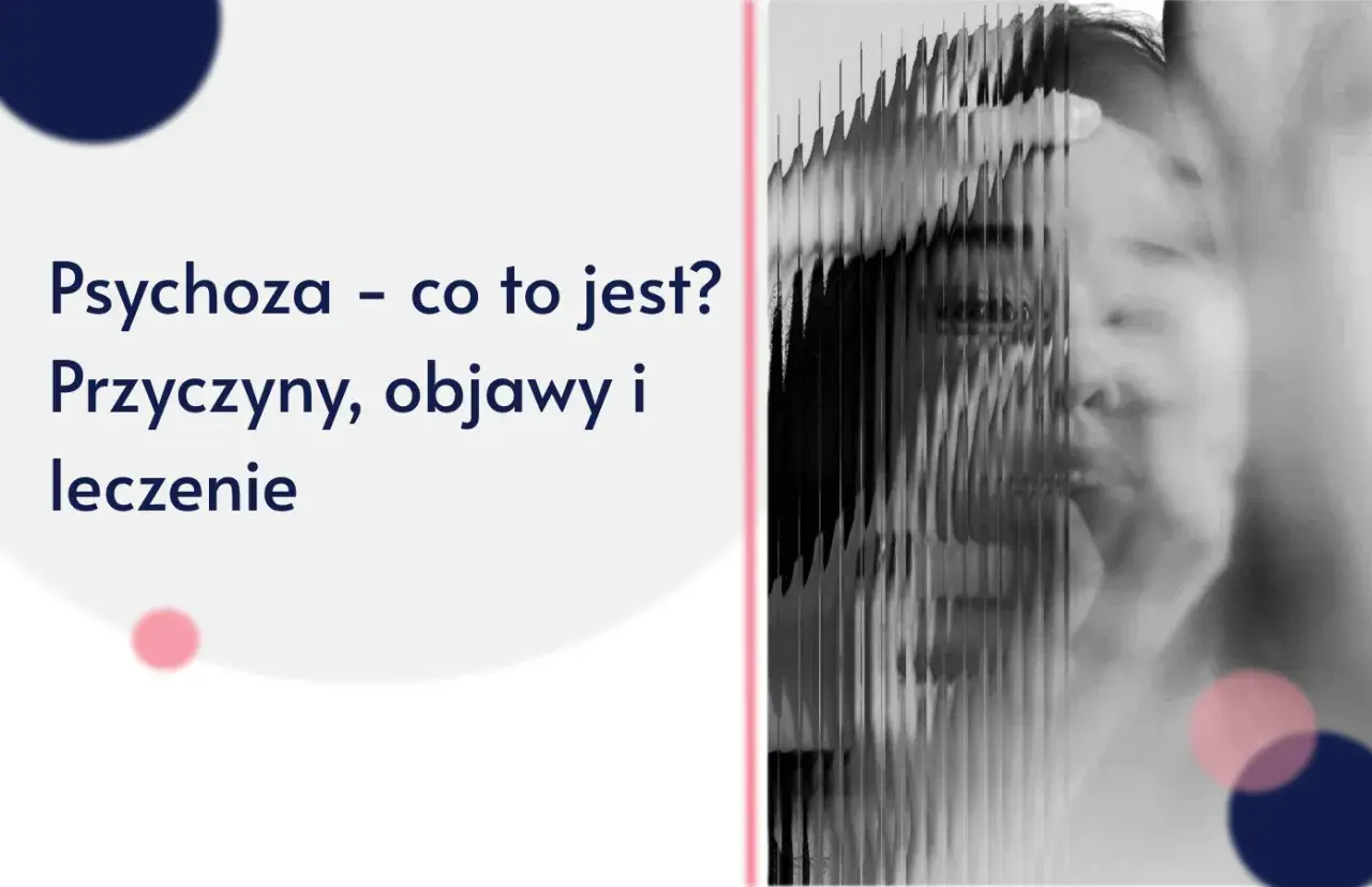 Psychoza – co to jest? Przyczyny, objawy i leczenie. Zniekształcony obraz twarzy symbolizuje trudności w postrzeganiu rzeczywistości.