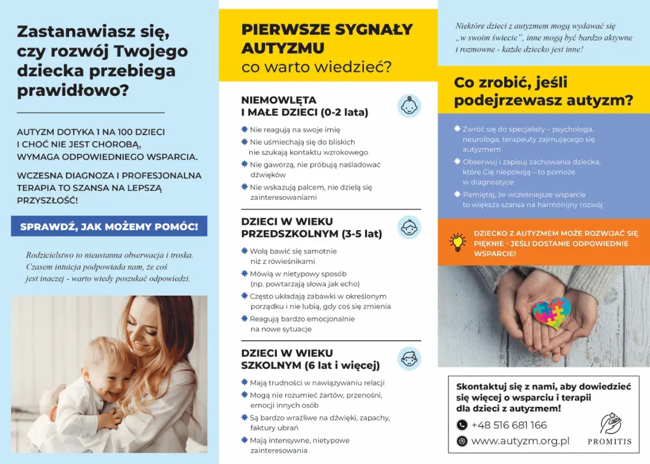 Autyzm co to? Pierwsze sygnały, objawy u dzieci w różnym wieku i jak szukać pomocy. Wczesna diagnoza to szansa na lepszą przyszłość.