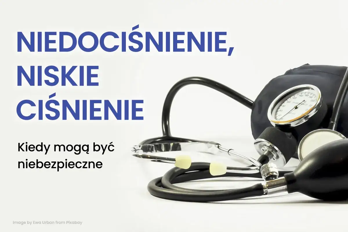Niskie ciśnienie i wysoki puls mogą być niebezpieczne. Stetoskop i ciśnieniomierz na białym tle.
